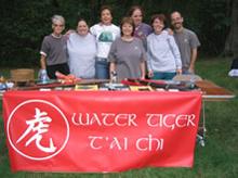 Little Portion Friary, Harvest Fair and Pet Blessing (September 30, 2006): Water Tiger was well represented throughout the festival in Mt. Sinai. Pictured (L to R): Rita Valentin, April Alexander, Patricia Hsieh, Christine Reynolds, Mary Walsh, Si-Ji Francesca DeStefano, and Joel Valerio. Not pictured, but also in attendance: Laoshi Laurince McElroy, Si-Suk Paul Adago, Jr., Si-Hing Ed OConnell, John Davis, and Lynn Davis.