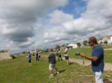 Tai Chi in the Park (August 23, 2014): Saturday's "T'ai Chi in the Park" was about Cloud Busting using Parting the Wild Horse's Mane to help explain the 13 Root Energies of T'ai Chi.