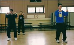 World T'ai Chi & Qigong Day; South Ocean Middle School Gymnasium, Patchogue NY (April 7, 2001): Several T'ai Chi players from Central Suffolk County shared a variety of forms throughout the morning in the gym of South Ocean Middle School in the village of Patchogue, NY, on Long Island.