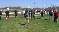 World Tai Chi & Qigong Day; Shorefront Park, Patchogue NY (April 24, 2004): David Alexander leads his workshop on "Energy and T'ai Chi."