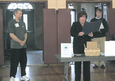 World Tai Chi & Qigong Day; St. Francis De Sales Parish Hall, Patchogue NY (April 30, 2005): The Honorable Patricia Eddington, NY State Assembly 3rd District, presents Laoshi Laurince McElroy with the Resolution from the NYS Assembly commemorating the Fifth Anniversary of World T'ai Chi and Qigong Day in Patchogue. Video footage courtesy of Spencer Gee Wellness Corporation.