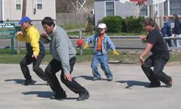 World Tai Chi & Qigong Day; Shorefront Park, Patchogue NY (April 29, 2006): Gohoau Chen from Corning, NY, leading a participatory demonstration of the Mao Zhai Style 108-posture form.