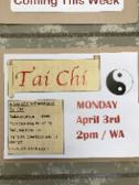 Dominican Village, Amityville, NY (April 3, 2017): Dominican Village, a retirement and assisted living community on Long Island, upped their marketing game for our weekly "T'ai Chi Basics" pubic class for their residents.