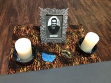 In the Studio (October 28, 2018): Adjusting to spaces at 4GK Martial Arts requires   well  adjustments.  In this case, a different way to set our shrine. 
