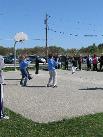 World Tai Chi & Qigong Day; Shorefront Park, Patchogue NY (April 24, 2010): As has become the tradition, the facilitators on hand at 10A came together for a group demonstration. Different lineages shined through their representatives (L to R) Jean Goulet, Long Island School of Tai-Chi-Chuan; Spencer Gee, Spencer Gee Wellness Corporation of Old Westbury; Bob Klein, Long Island School of Tai-Chi-Chuan; and Bill Donnelly, Green Cloud Kung Fu of Holbrook.