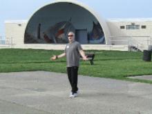 World Tai Chi & Qigong Day; Shorefront Park, Patchogue NY (April 29, 2017): In his welcoming remarks, Event Coordinator Laoshi Laurince McElroy, of Water Tiger School of Tai Chi Chuan in Medford, gave a nod to the fact the days event was sharing the date with the world-wide Peoples Climate March.